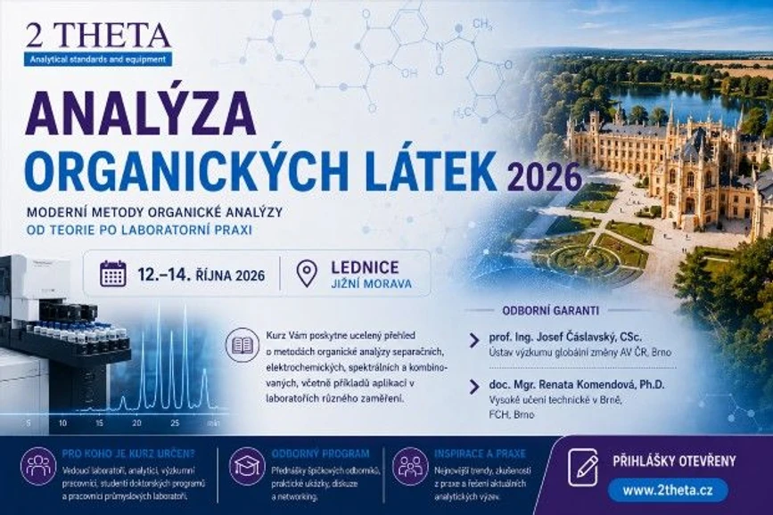 Kurz Analýza organických látek 2026