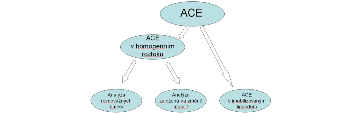 2 THETA: Obr. Rozdělení technik ACE