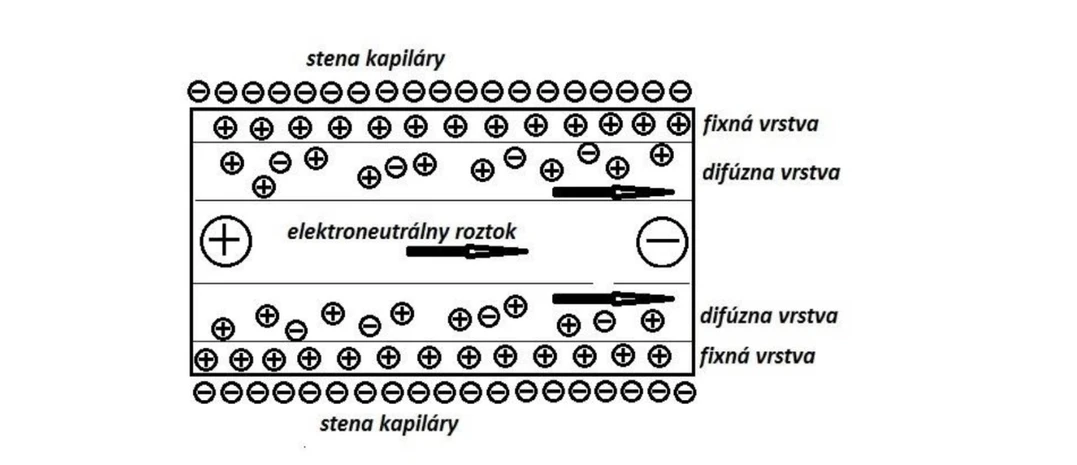 2 THETA: Vznik elektroosmotického toku v kapiláre