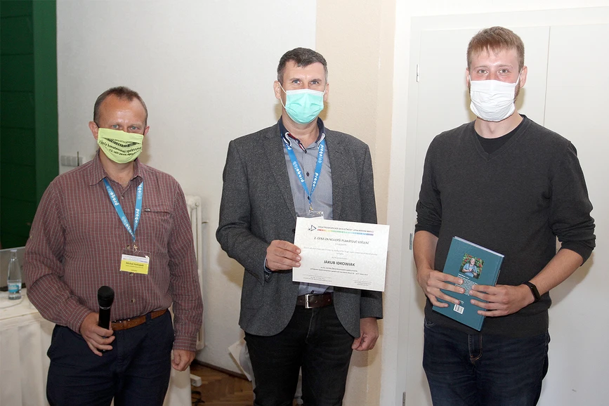 SSJMM: Předávání 2. ceny za nejlepší plakátové sdělení - Jakub Idkowiak