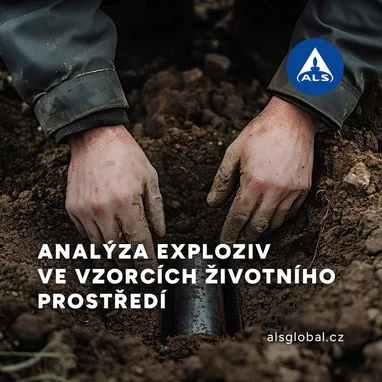 Stanovení exploziv v zeminách a ve vodách (ALS ČR)