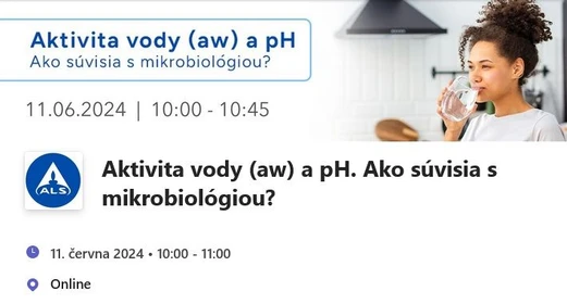 Aktivita vody (aw) a pH. Ako súvisia s mikrobiológiou?