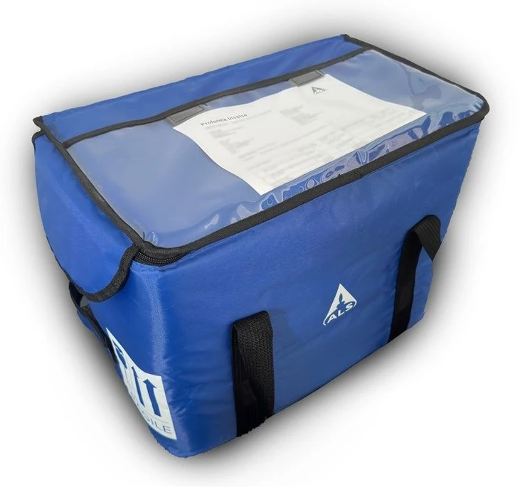 ALS Czech Republic: EnviroMail™20: Sampling and Sampling Containers as the Foundation for Reliable Water Analyses: Figure 1: Cooling and transportation ALS bag.