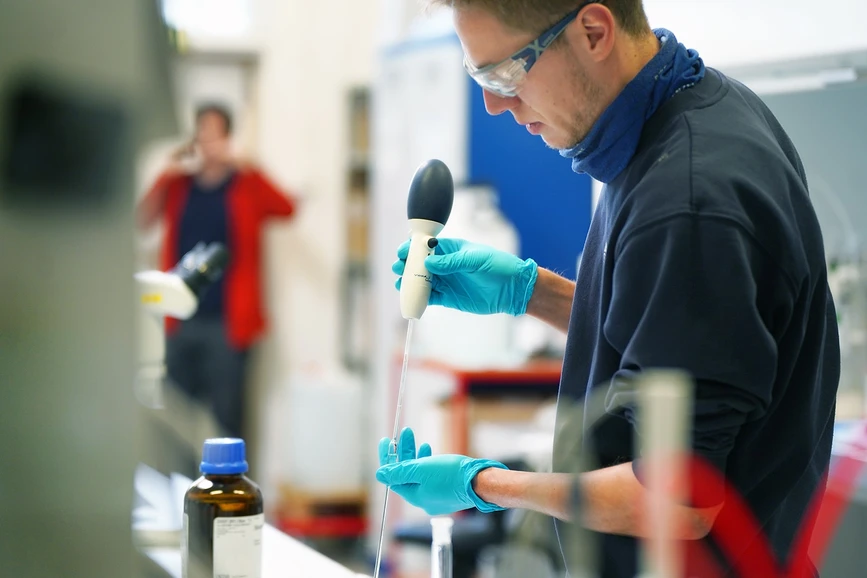 Aerosol – service: Práce v laboratoři