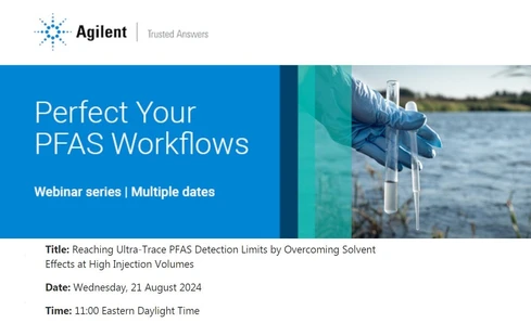 Reaching Ultra-Trace PFAS Detection Limits by Overcoming Solvent Effects at High Injection Volumes