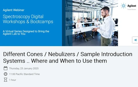Different Cones / Nebulizers / Sample Introduction Systems .. Where and When to Use them