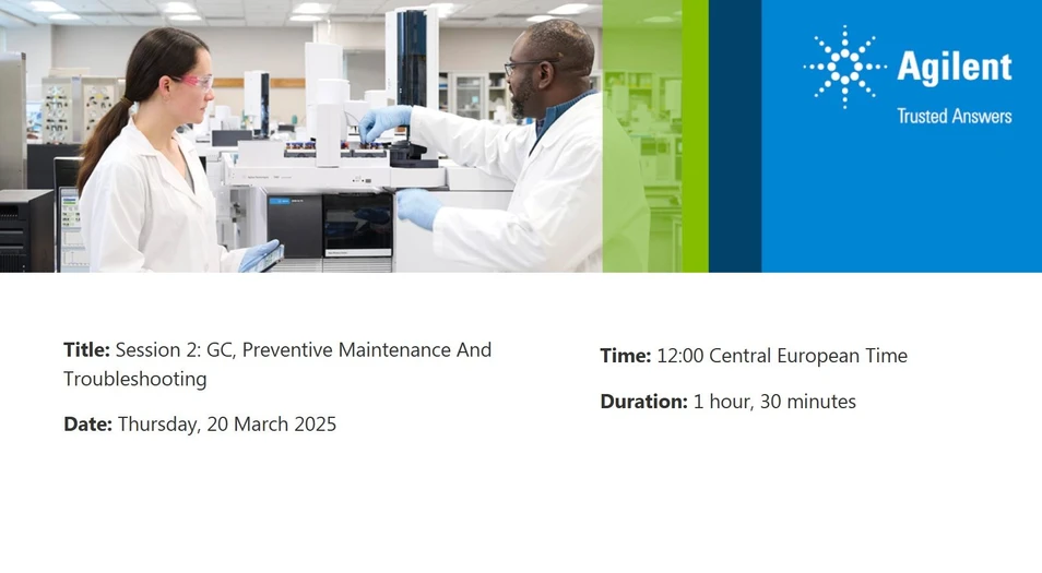Agilent Technologies: GC: Preventive Maintenance And Troubleshooting