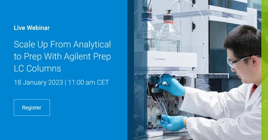 Scale Up from Analytical to Prep with Agilent Prep LC Columns