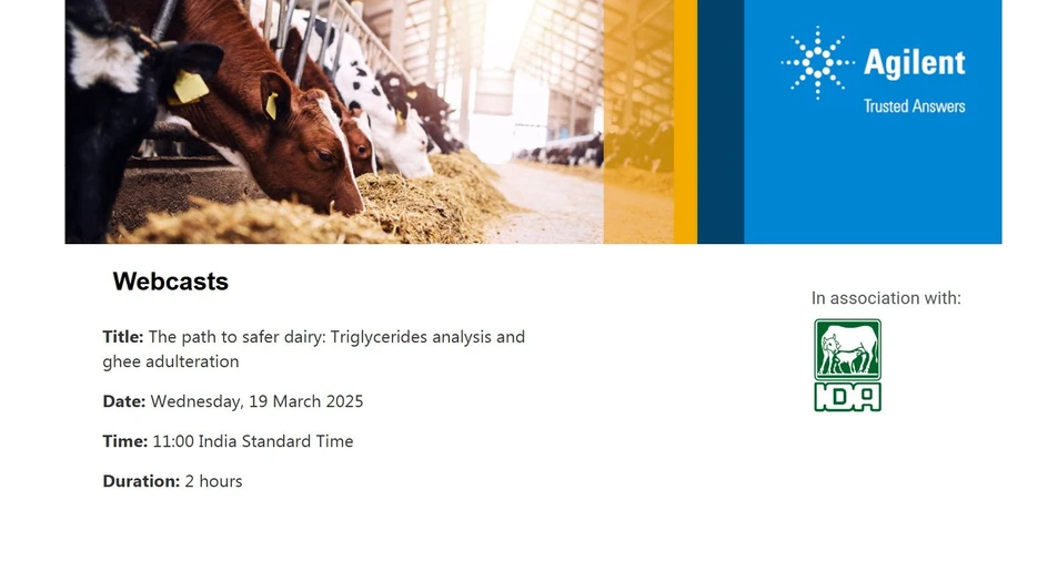 Agilent Technologies: Triglycerides analysis and ghee adulteration