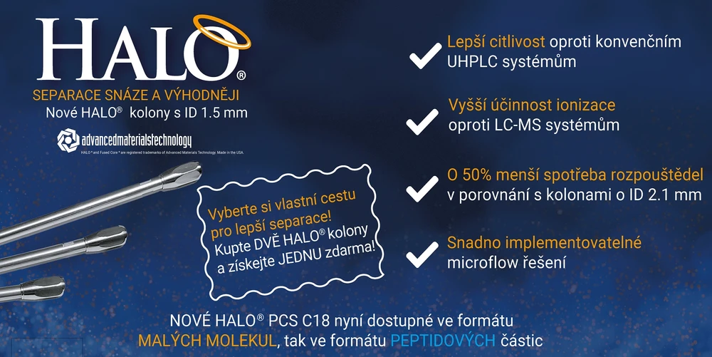 Altium: HPLC HALO kolony - separace snáze a výhodněji