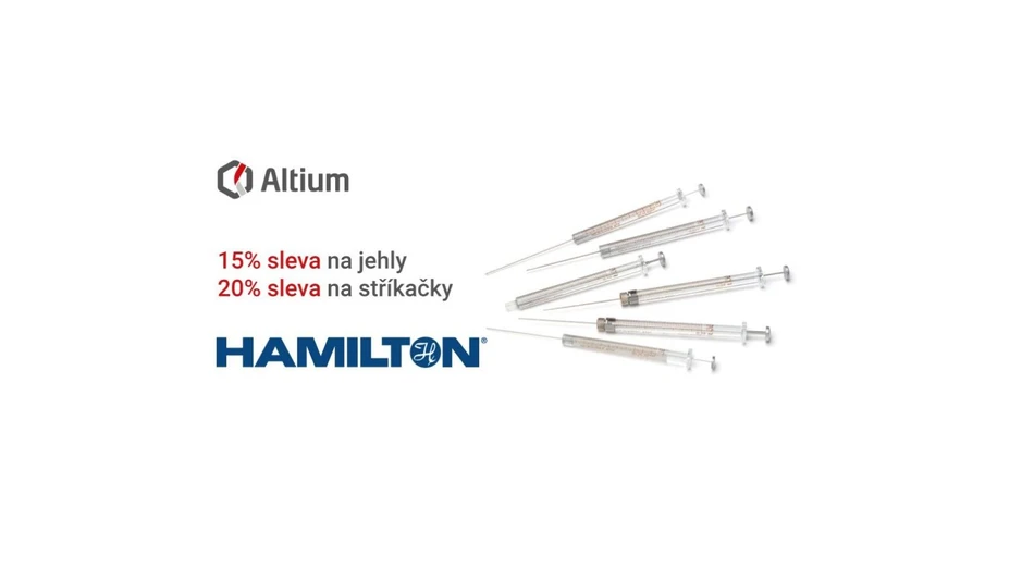 <p><strong>Altium International:</strong> Akční nabídka na stříkačky a jehly HAMILTON</p><p> </p>