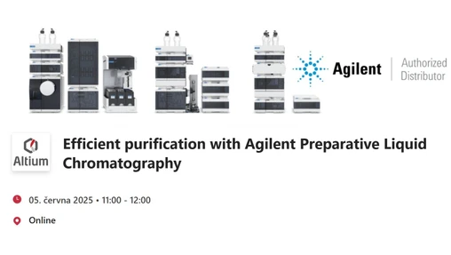 Altium série webinářů - Webinar#4: Efficient purification with Agilent Preparative Liquid Chromatography (Pozvánka)