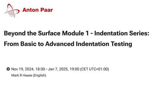 Indentation Optimization - Soft Materials