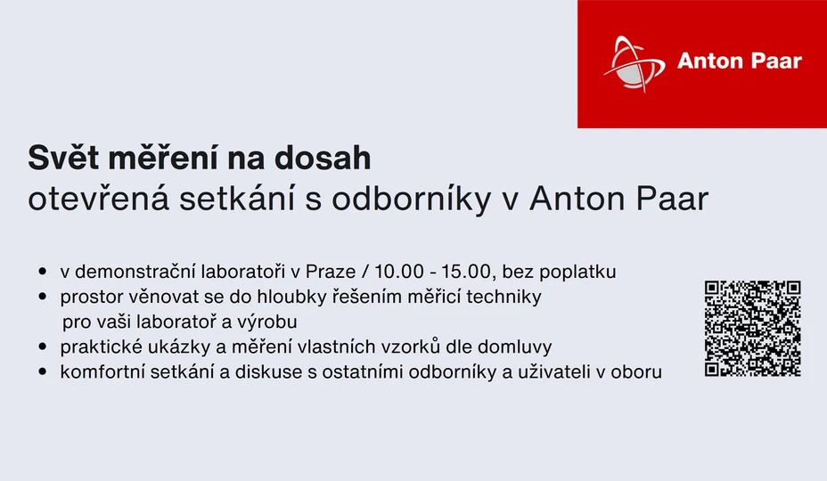 Měření koncentrace a kvality chemických látek v laboratoři i v provozu (Otevřené setkání v Anton Paar)
