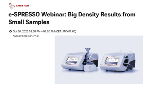 e-SPRESSO Webinar: Big Density Results from Small Samples