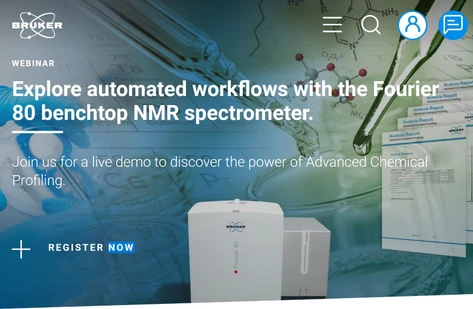 Explore automated workflows with the Fourier 80 benchtop NMR spectrometer