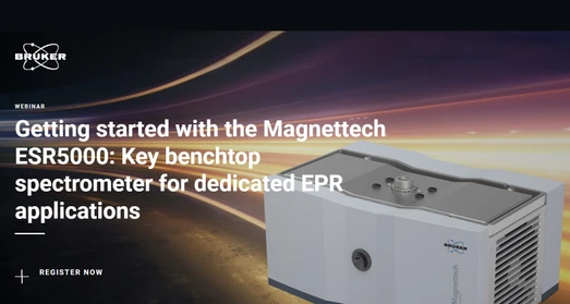 Getting started with the Magnettech ESR5000: Key benchtop spectrometer for dedicated EPR applications