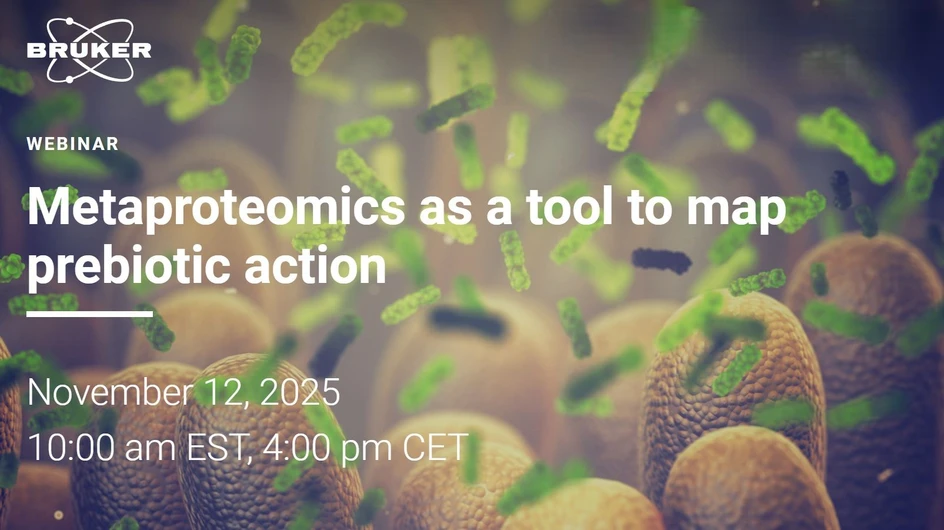 Bruker: Metaproteomics as a tool to map prebiotic action