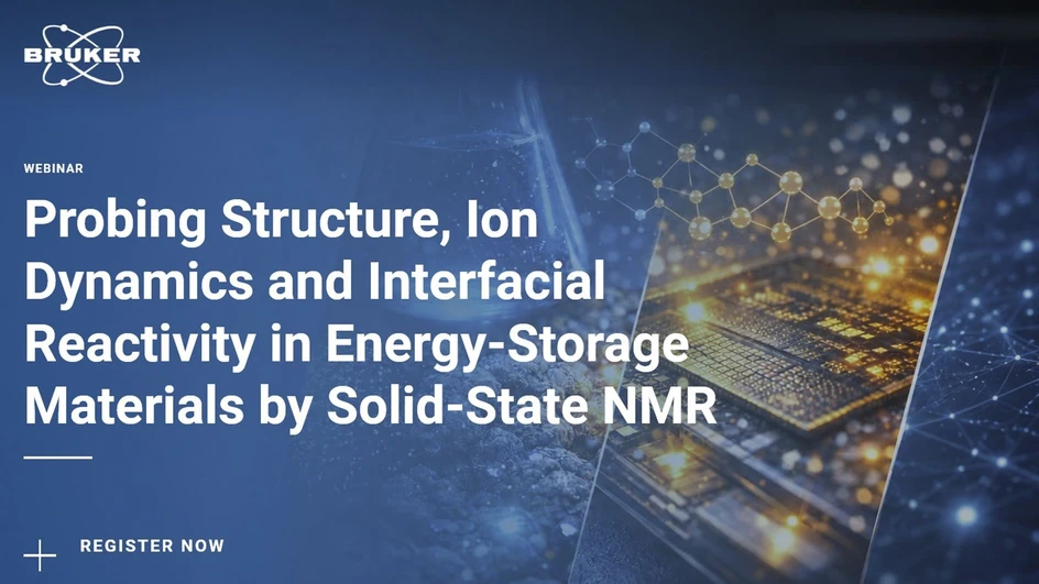 Bruker: Probing Structure, Ion Dynamics and Interfacial Reactivity in Energy-Storage Materials by Solid-State NMR