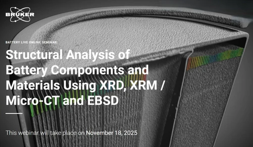 Structural Analysis of Battery Components and Materials Using XRD, XRM / Micro-CT and EBSD