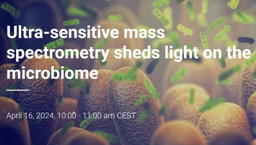 Ultra-sensitive mass spectrometry sheds light on the microbiome