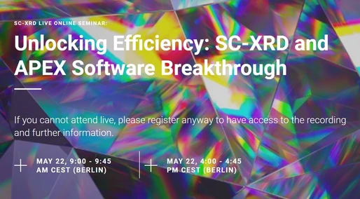 Unlocking Efficiency: SC-XRD and APEX Software Breakthrough