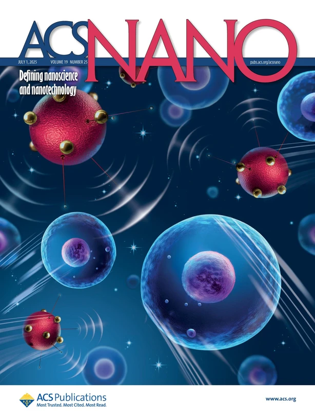 CEITEC VUT/ACS Nano: Mikroroboti z CEITEC mohou urychlit výrobu piva i kontrolu kvality potravin: Obálka časopisu ACS Nano, na níž je obrázek k článku Martina Pumery.