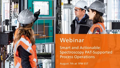 Smart and Actionable: Spectroscopy PAT-Supported Process Operations
