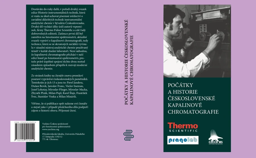 <p>ČSHS/Počátky a historie Československé kapalinové chromatografie: Karel Šlajz měří svoji diplomovu práci na dráťáku (drátový transportní detektor), rok 1973.</p>
