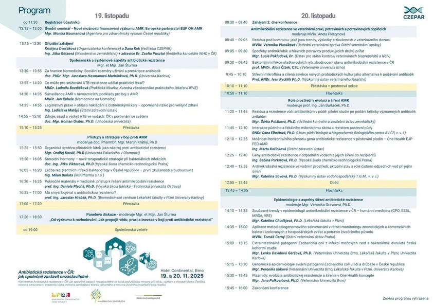 <p>CZEPAR 2025: Program konference CZEPAR 2025</p>