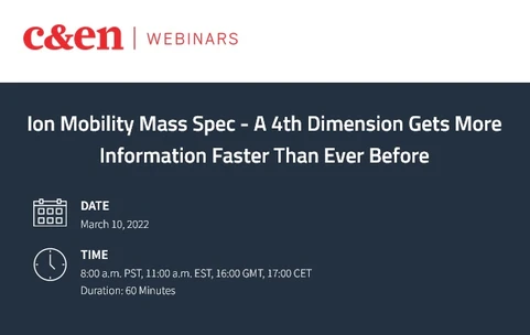 Ion Mobility Mass Spec - A 4th Dimension Gets More Information Faster Than Ever Before