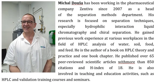 Modern HPLC separations in theory and practice