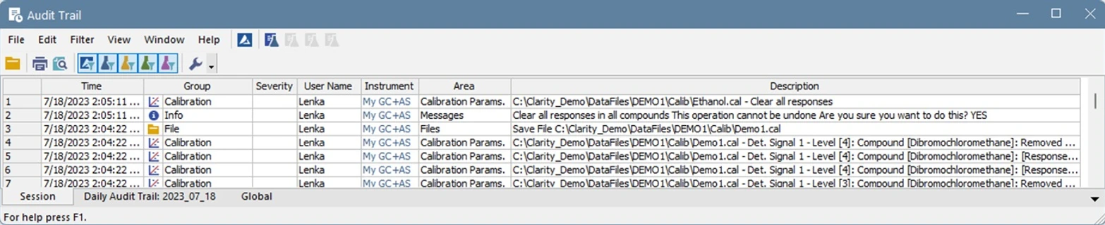 DataApex: Audit Trail in new in Clarity 9.0