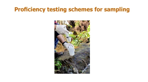 Proficiency testing schemes for sampling