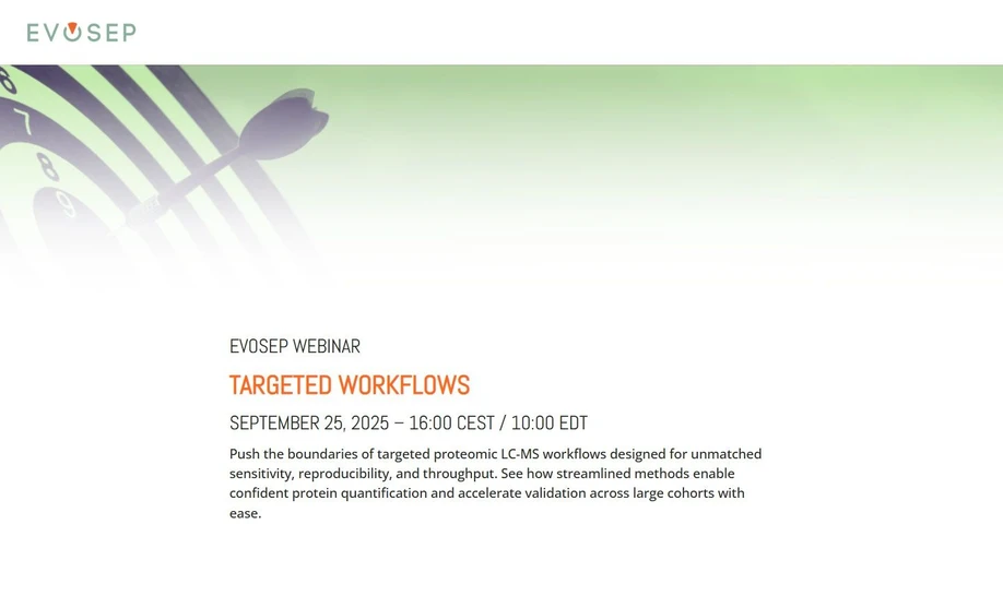 Evosep Biosystems: Targeted Workflows