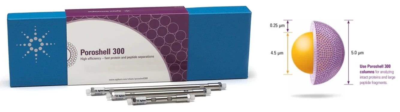 HPST: HPLC kolony Agilent Poroshell 300