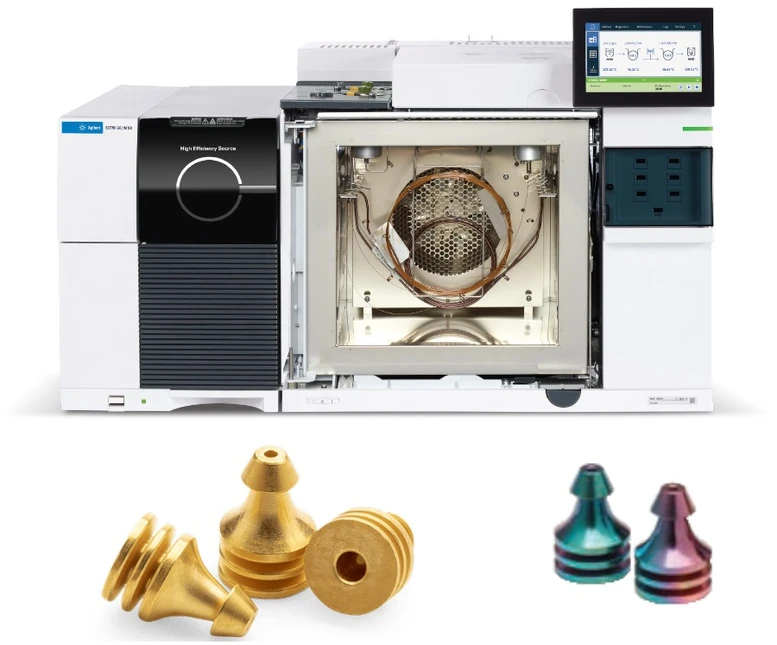HPST: Spojovací spotřební materiál Agilent Technologies - flexibilní kovové pozlacené ferrule