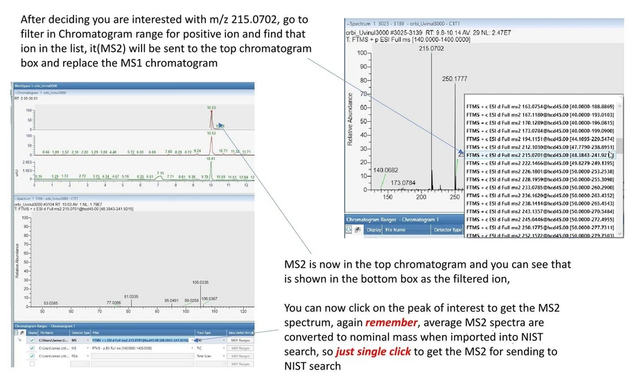 James Little: Step 3 - Processing MSMS Data