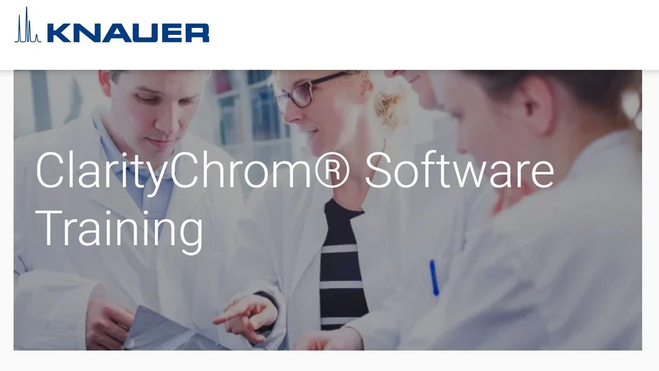 ClarityChrom Software Training
