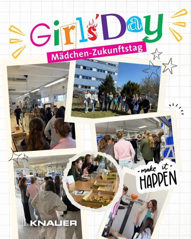 KNAUER: Figure 2 - Hands-on experience and wonder at Girls’ Day 2025: 13 interested girls assembled pump heads, learned what HPLC is, and how such equipment is developed