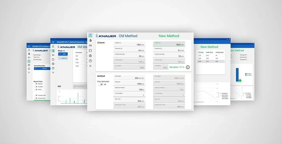 <p>KNAUER: HPLC method conversion free and easy</p>