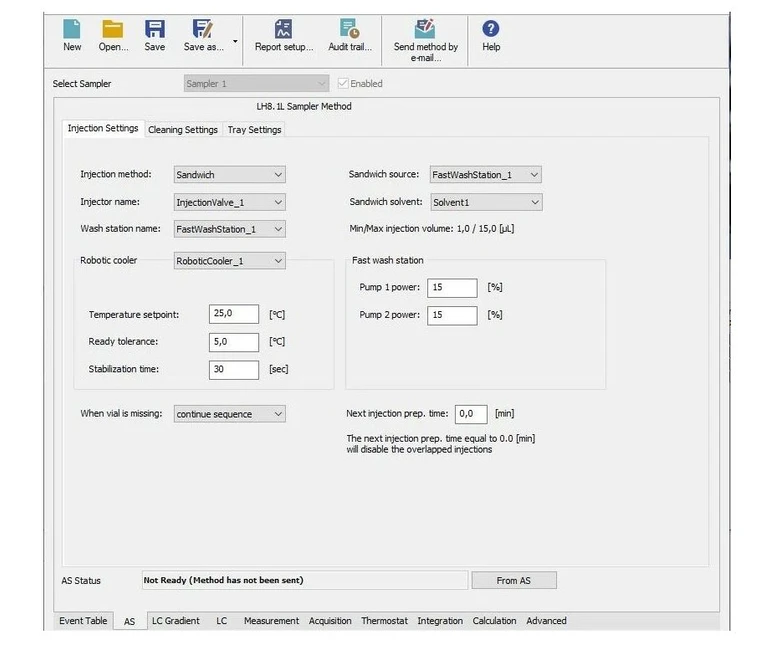 Knauer: Liquid Handler LH 8.1 - SW control