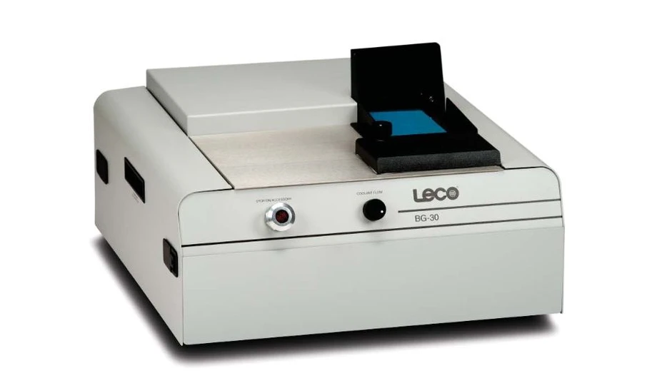 LECO BG Pásová bruska pro leštění metalografických vzorků: Model BG30 - bruska s jedním řemenovým pohonem.