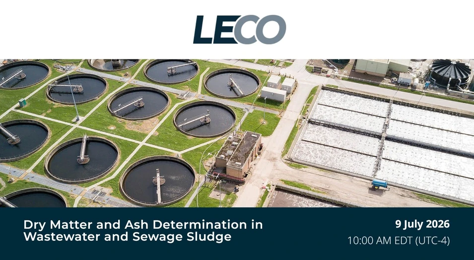 LECO: Dry Matter and Ash Determination in Wastewater and Sewage Sludge