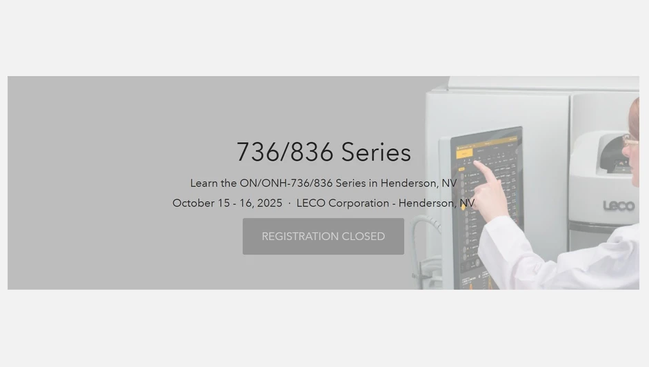 LECO Training Course 736/836 Series