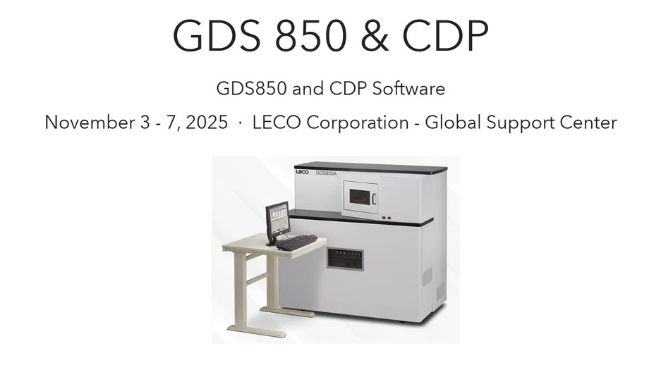 LECO Training Course GDS 850 & CDP Software