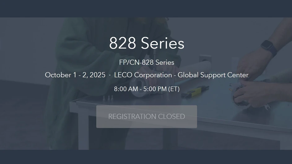LECO Training Course FP/CN-828 Series