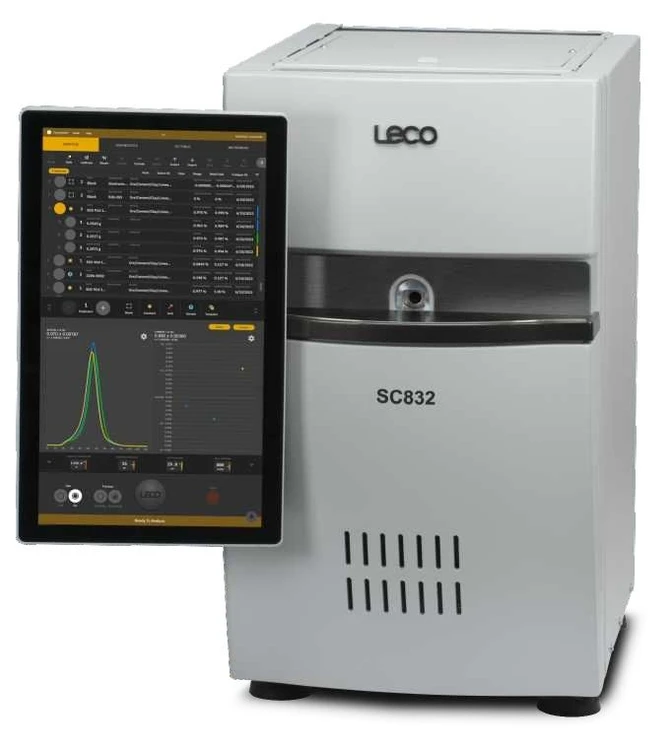 LECO: Přístroj C832: Stanovení celkového organického uhlíku v půdě, horninách a břidlicích kyselou úpravou a spalováním: LECO C832 Makroanalytický spalovací analyzátor uhlíku
