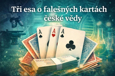 Tři esa o falešných kartách české vědy