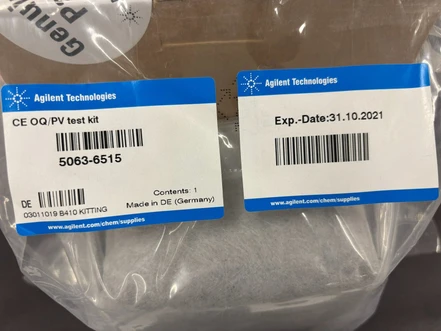 Agilent CE OQ/PV test kit, 5063-6515 (Nový)